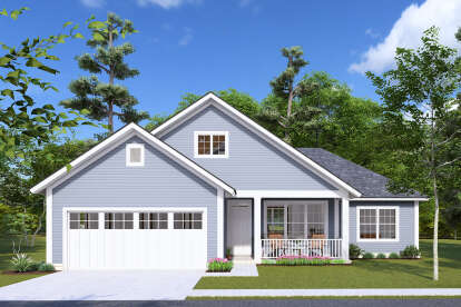 Cottage House Plan #4848-00043 Elevation Photo
