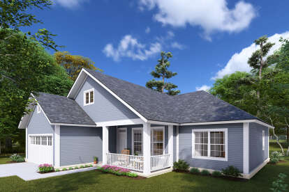 Cottage House Plan #4848-00043 Elevation Photo