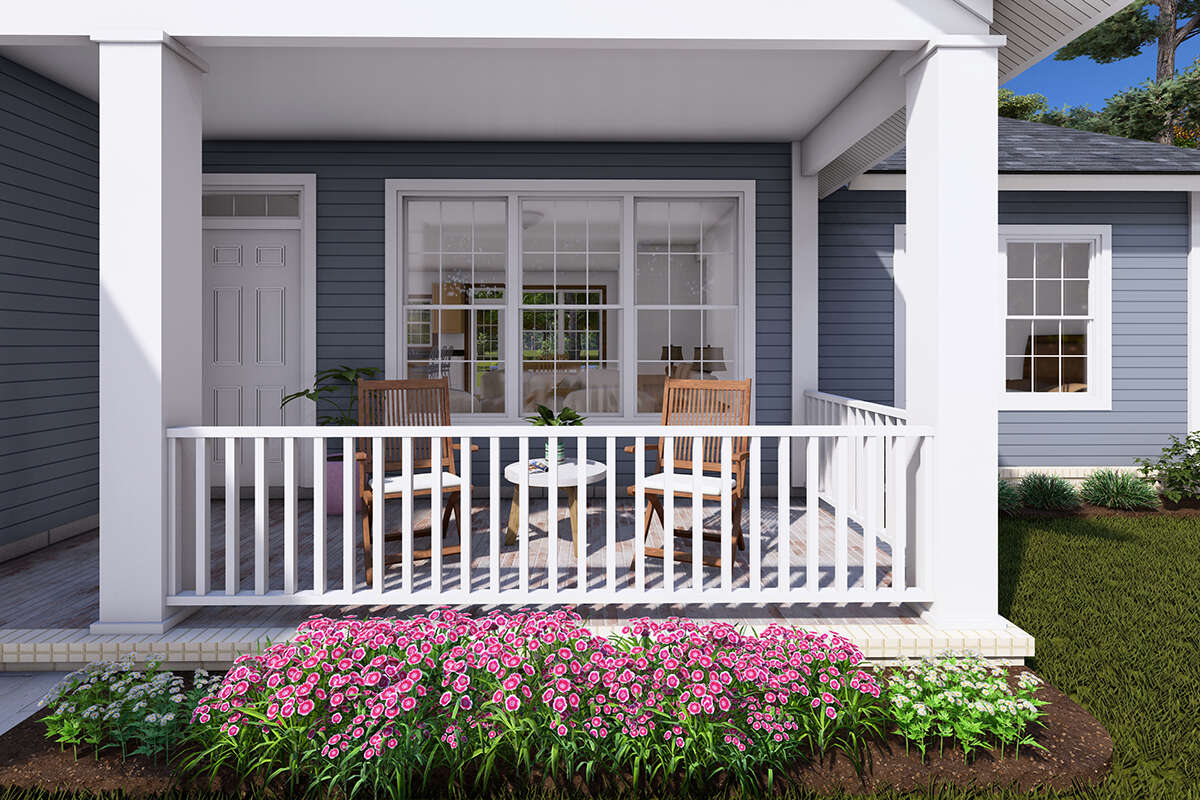 【kiki】house on the hill 2024ss S/STee Cottage Plan - 1,272 Square Feet, 3 Bedrooms, 2 Bathrooms