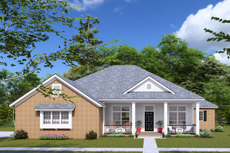 House Plan House Plan #13714 Front Elevation
