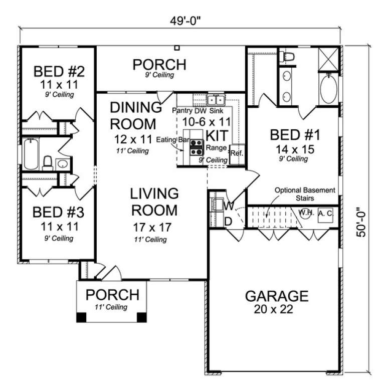 House Plan House Plan #13716 Drawing 1