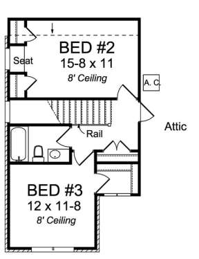 Floorplan 2 for House Plan #4848-00050