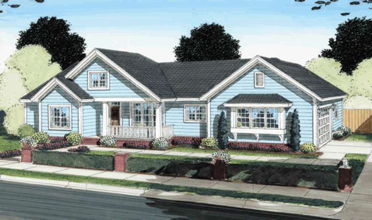 House Plan House Plan #13721 Front Elevation