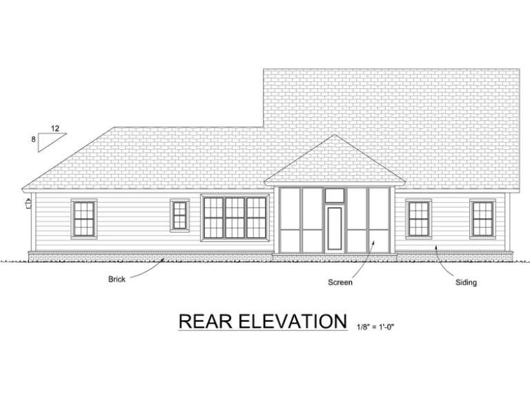 Country House Plan #4848-00054 Elevation Photo