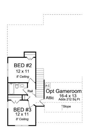 Floorplan 2 for House Plan #4848-00054