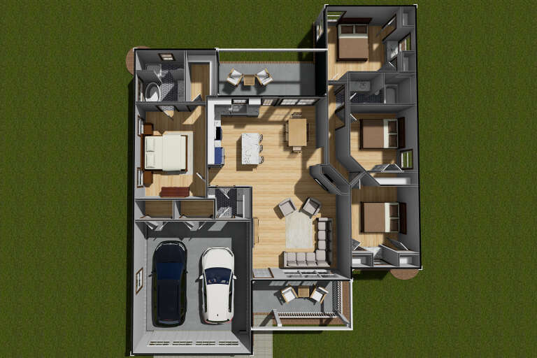 House Plan House Plan #13726 Drawing 2
