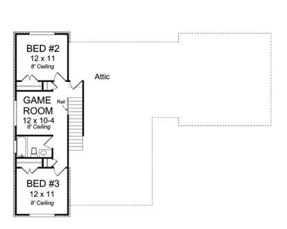 Second Floor for House Plan #4848-00057