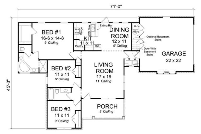 House Plan House Plan #13728 Drawing 1