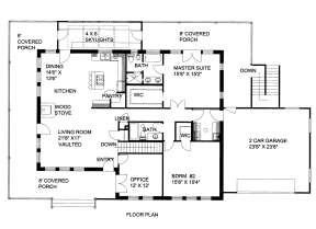 Main Floor for House Plan #039-00121