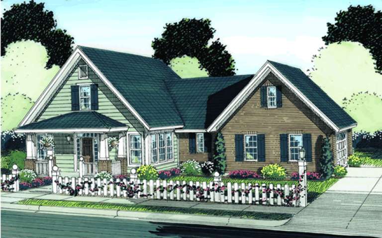 House Plan House Plan #13731 Front Elevation