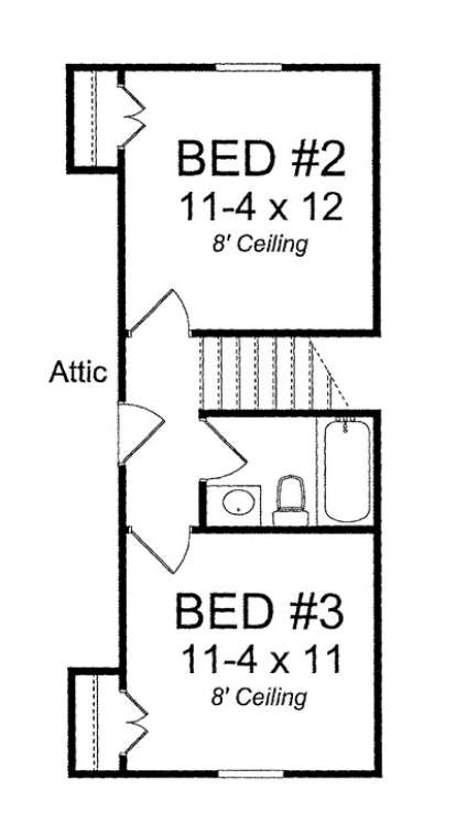 Floorplan 2 for House Plan #4848-00061