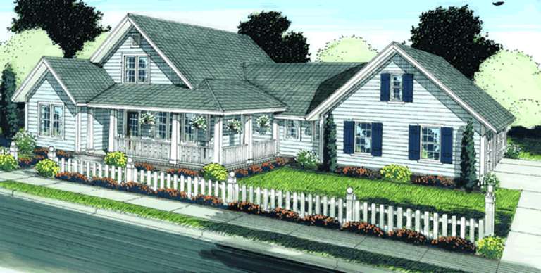 House Plan House Plan #13732 Front Elevation