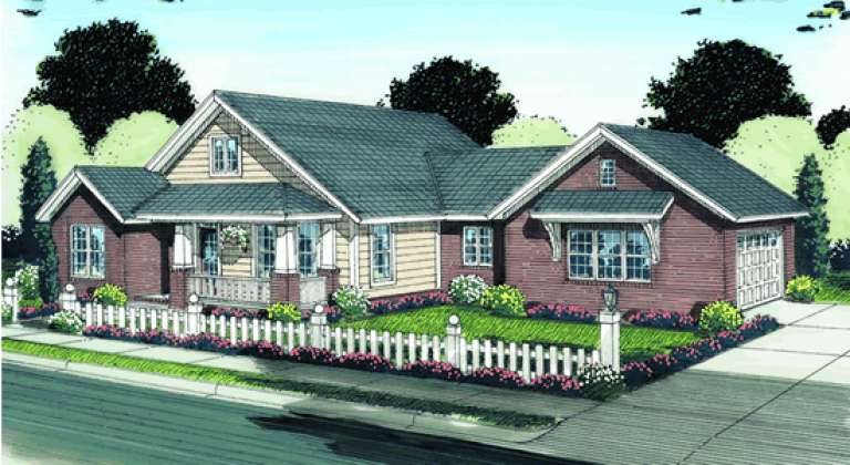 House Plan House Plan #13733 Front Elevation