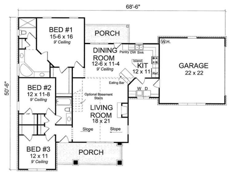 House Plan House Plan #13733 Drawing 1