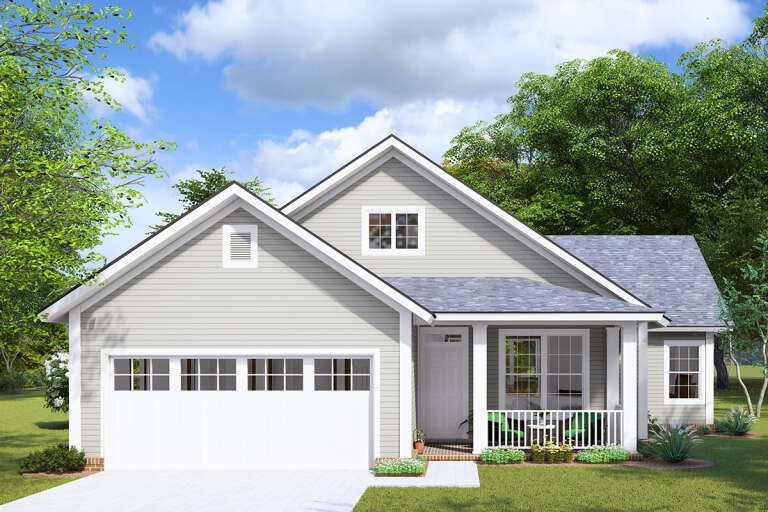 House Plan House Plan #13734 Front Elevation