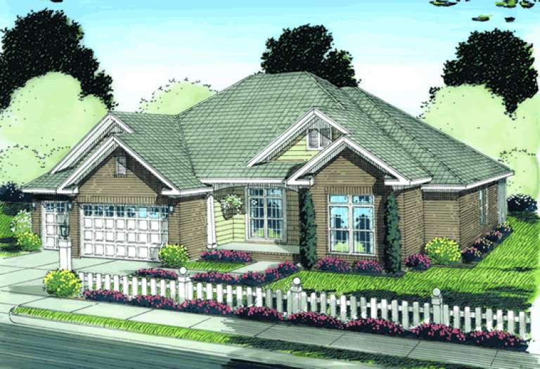 House Plan House Plan #13735 Front Elevation