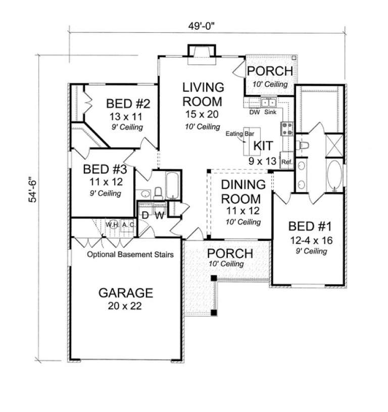 House Plan House Plan #13738 Drawing 1