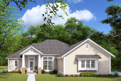 Craftsman House Plan #4848-00070 Elevation Photo