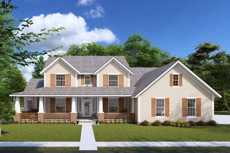 House Plan House Plan #13741 Front Elevation