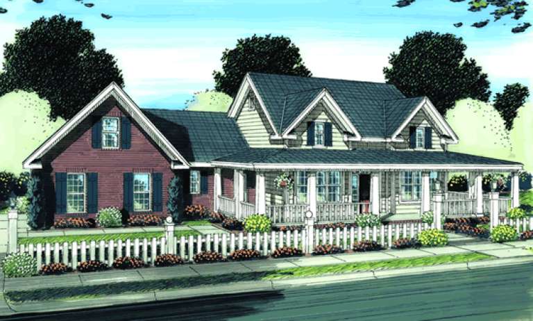 House Plan House Plan #13742 Front Elevation