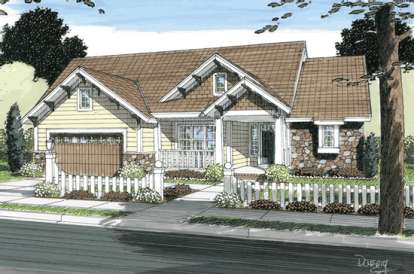 Craftsman House Plan #4848-00078 Elevation Photo