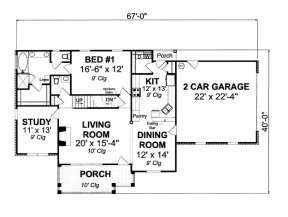 Floorplan 1 for House Plan #4848-00081