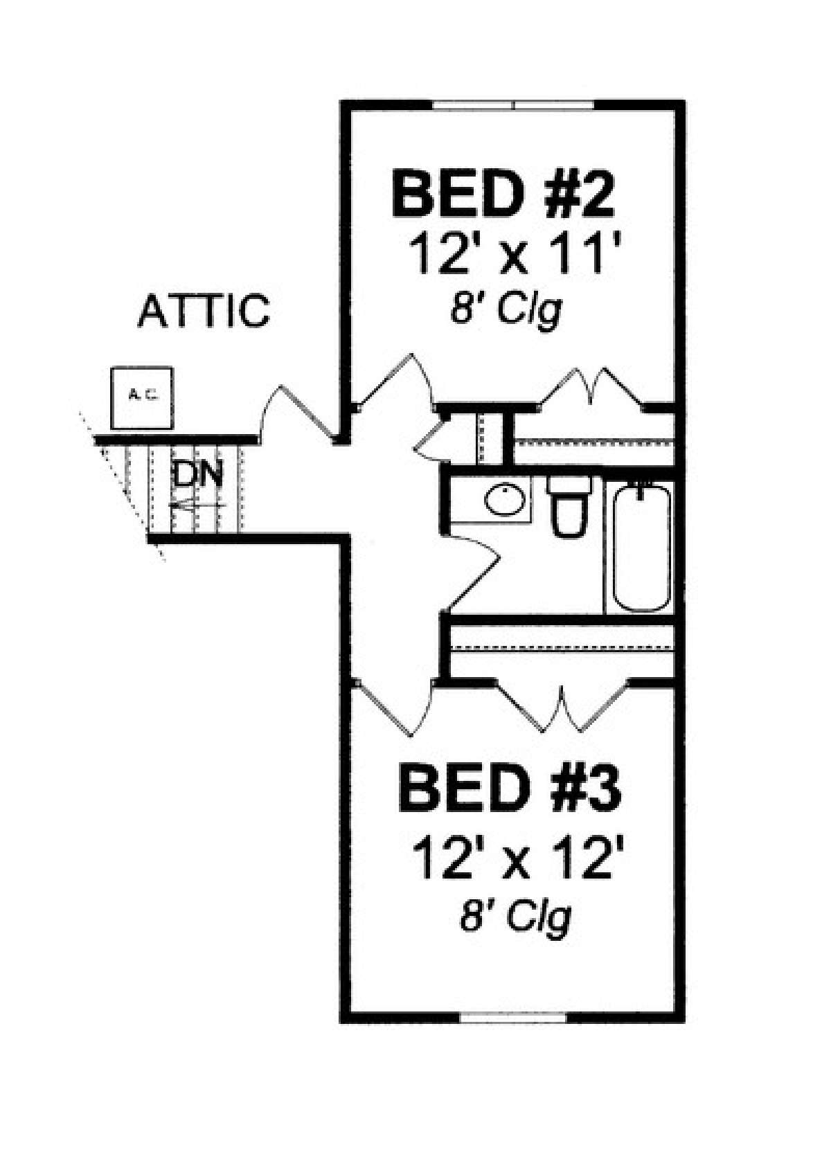 Floorplan 2 for House Plan #4848-00081