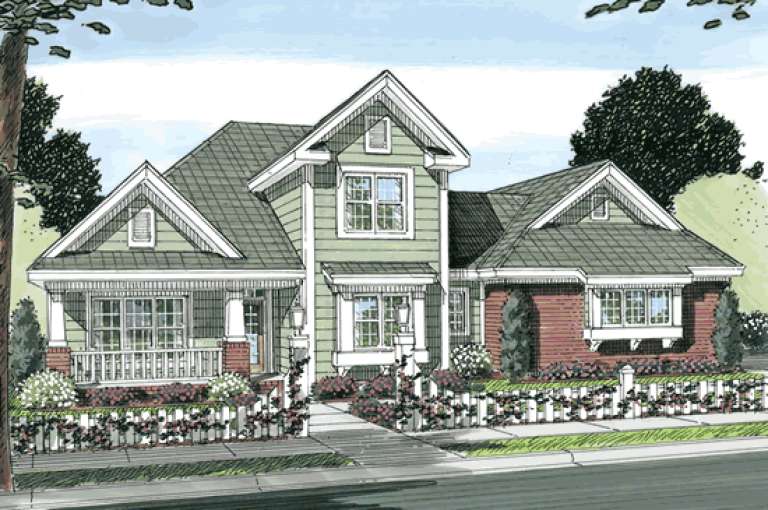 House Plan House Plan #13752 Front Elevation