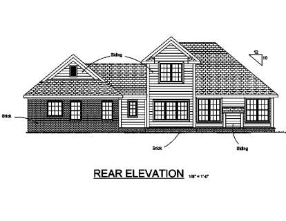 Craftsman House Plan #4848-00082 Elevation Photo