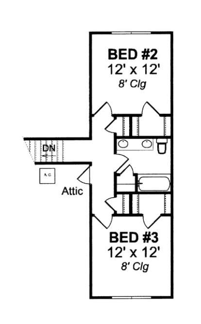 Floorplan 2 for House Plan #4848-00082