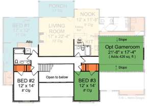 Floorplan 2 for House Plan #4848-00084