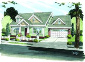 Craftsman House Plan #4848-00085 Elevation Photo