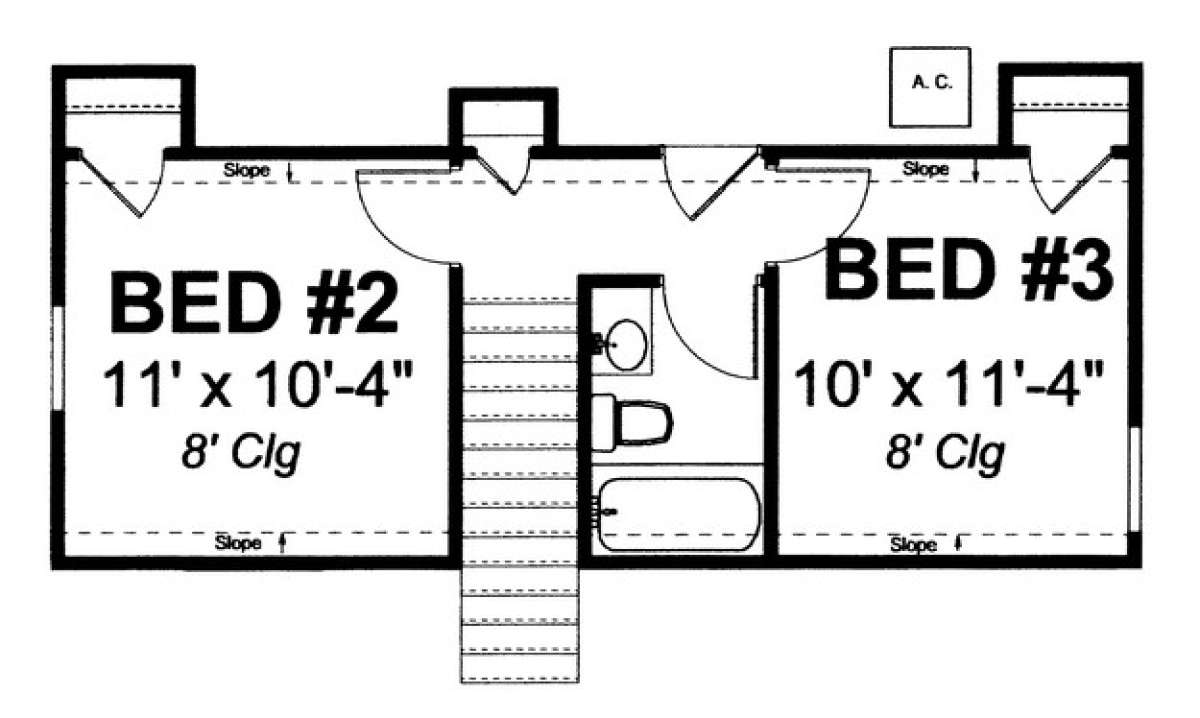 Floorplan 2 for House Plan #4848-00085