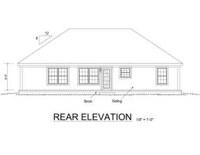 Small House Plan #4848-00088 Elevation Photo