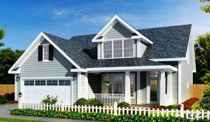 3 Bed, 2 Bath, 1853 Square Foot House Plan - #4848-00091