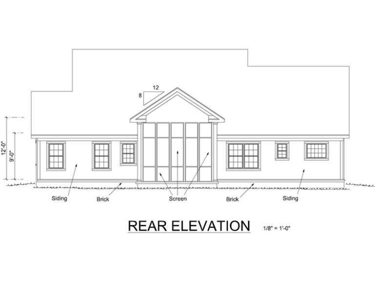 Farmhouse House Plan #4848-00092 Elevation Photo