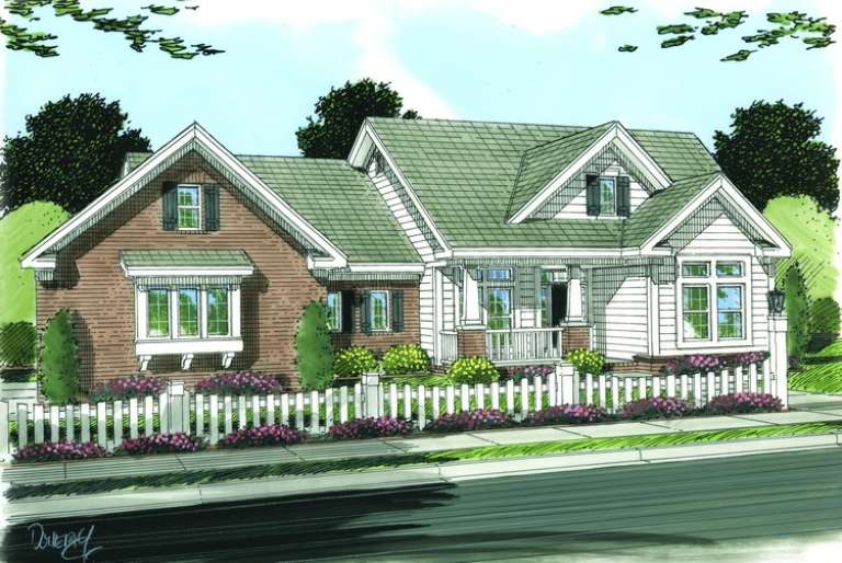 House Plan House Plan #13765 Front Elevation