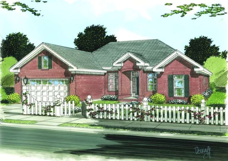 House Plan House Plan #13766 Front Elevation