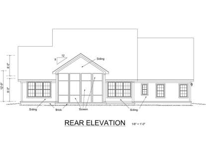 Country House Plan #4848-00097 Elevation Photo