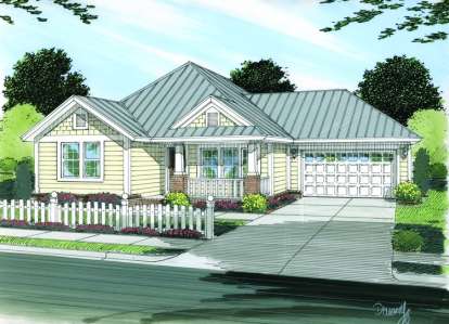 Ranch House Plan #4848-00099 Elevation Photo
