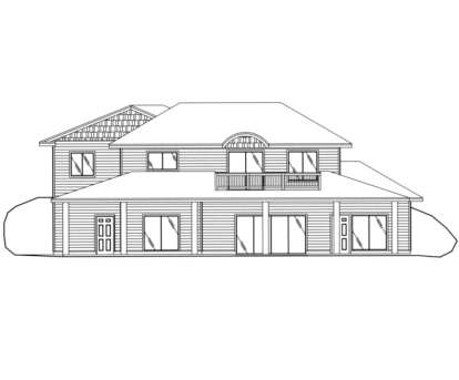 Contemporary House Plan #039-00125 Elevation Photo