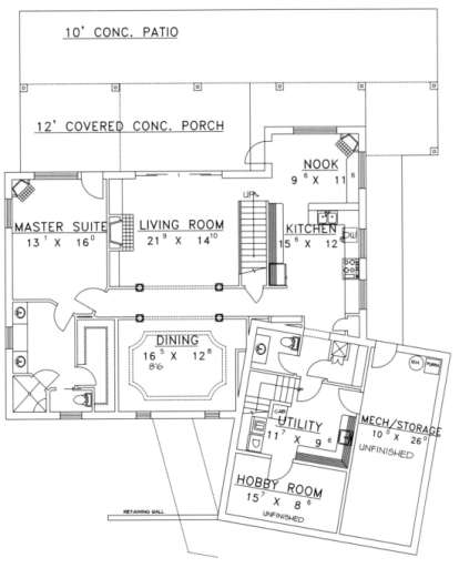 House Plan House Plan #1377 Drawing 1