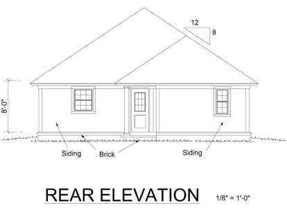 Craftsman House Plan #4848-00100 Elevation Photo