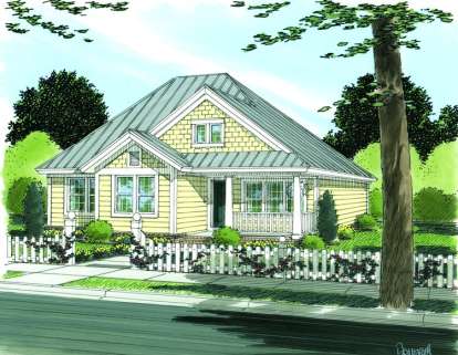 3 Bed, 2 Bath, 1286 Square Foot House Plan - #4848-00104
