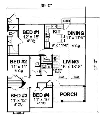 Main Floor  for House Plan #4848-00106