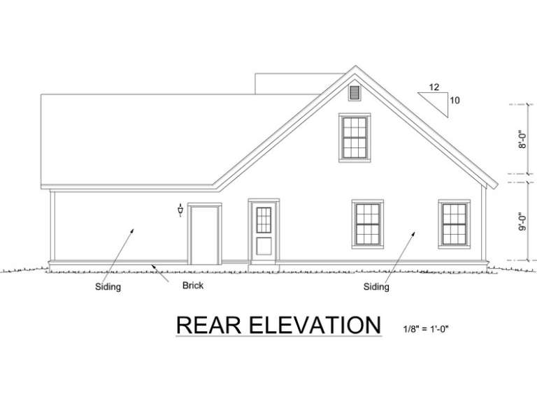 Bungalow House Plan #4848-00107 Elevation Photo
