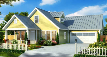 3 Bed, 2 Bath, 1714 Square Foot House Plan - #4848-00107
