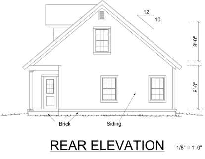 Cottage House Plan #4848-00108 Elevation Photo