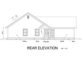 Cottage House Plan #4848-00109 Elevation Photo