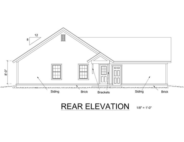 Cottage House Plan #4848-00109 Elevation Photo